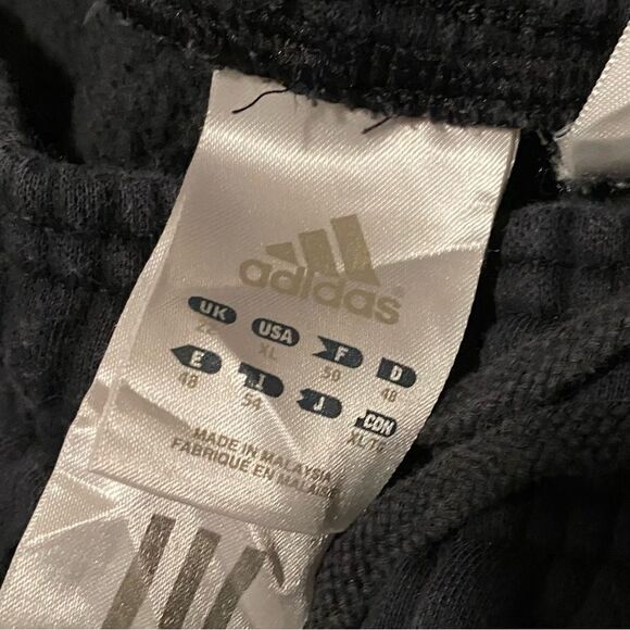 Adidas Black Casual Straight Leg Activewear Lounge Sweatpants - Picture 6 of 7